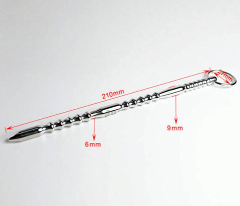 BDStyle The Big Bopper Urethral Sound Medical Grade Steel 210mm Length - Penis Plugs