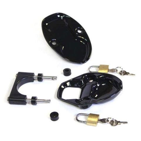 BDStyle The Crusher Chastity Device Adjustable Steel Cock Cage - Male Chastity