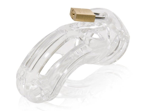 The Curve Clear - Customizable Male Chastity Device - Male Chastity