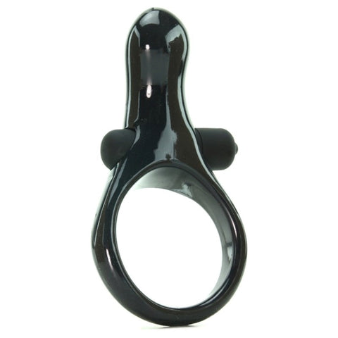 XR Brands The Mystic Vibrating Cock Ring with Taint Stimulator - Cock Rings