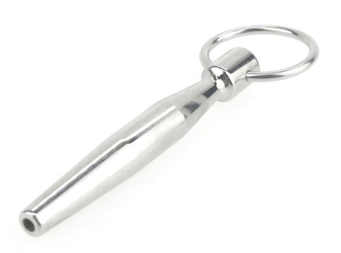BDStyle The Tunnel Penis Plug with Pull Ring Hollow Urethral Stimulation - Penis Plugs