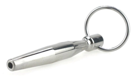 BDStyle The Tunnel Penis Plug with Pull Ring Hollow Urethral Stimulation - Penis Plugs