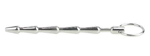 BDStyle Tiered Metal Plug with Pull Ring 5 Tier Urethral Sound - Penis Plugs