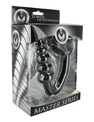XR Brands Tower Erection Enhancer with Anal Stimulation Triple Pleasure - Anal Dildos