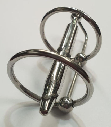 Hells Couture Trials of Hades Penis Wand Medical Grade Steel - Penis Plugs