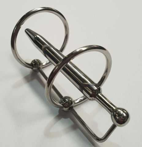 Hells Couture Trials of Hades Penis Wand Medical Grade Steel - Penis Plugs