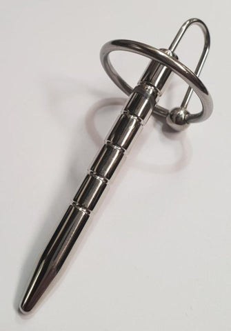 Hells Couture Tube Sex Penis Plug Ribbed Urethral Stimulation - Penis Plugs