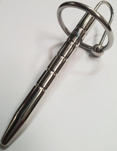 Hells Couture Tube Sex Penis Plug Ribbed Urethral Stimulation - Penis Plugs
