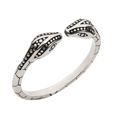 BDStyle Two headed Snake Cock Ring with Dual Serpent Design - Cock Rings