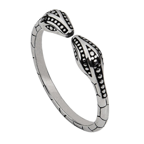 BDStyle Two headed Snake Cock Ring with Dual Serpent Design - Cock Rings