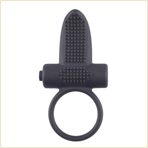 BDStyle Tyler Cock Ring with Vibrating Nodular Stimulation - Ball and Cock Toys