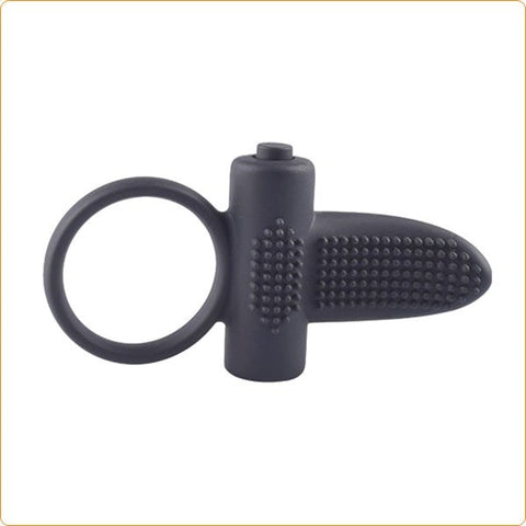 BDStyle Tyler Cock Ring with Vibrating Nodular Stimulation - Ball and Cock Toys