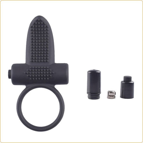 BDStyle Tyler Cock Ring with Vibrating Nodular Stimulation - Ball and Cock Toys