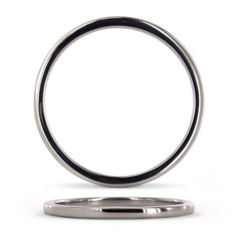 Hells Couture Unique Obsessions Metal Cock Ring Medical Grade Steel - Cock Rings