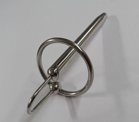 Hells Couture Voodoo Pierce less Steel Princes Plug Urethral Stimulation - Penis Plugs
