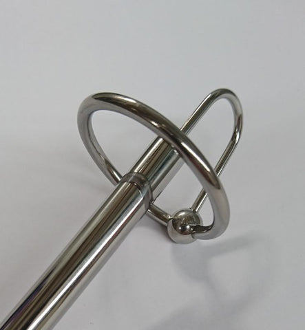 Hells Couture Voodoo Pierce less Steel Princes Plug Urethral Stimulation - Penis Plugs