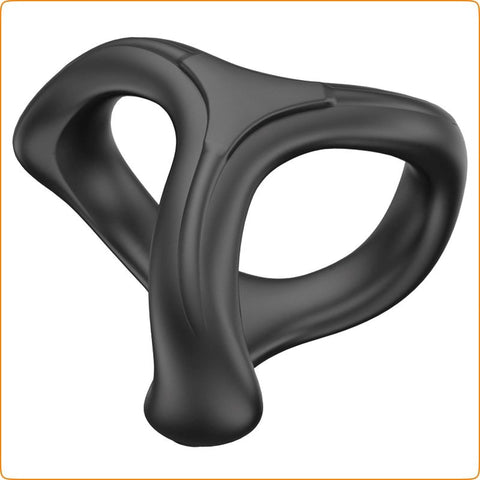 BDStyle Whirlwind Silicone Cock Ring Adjustable Enhancement Ring - Ball and Cock Toys