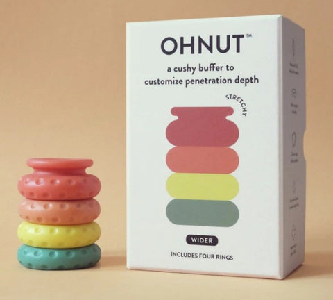 Ohnut Wider Ohnut Stackable Cock Ring for Penetration Depth Control - Cock Rings