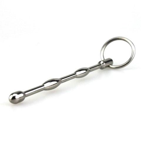 BDStyle Wind Swept Bulbed Penis Plug Surgical Steel Urethral Stimulation - Penis Plugs
