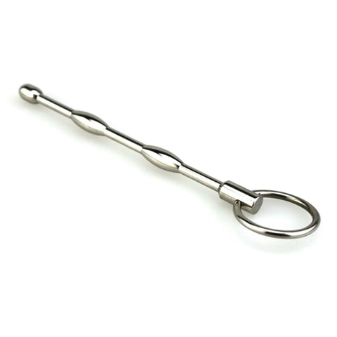 BDStyle Wind Swept Bulbed Penis Plug Surgical Steel Urethral Stimulation - Penis Plugs