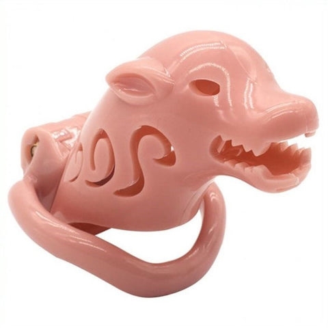 BDStyle Wolf Dog Silicone Chastity Device Premium Comfort Control - Male Chastity
