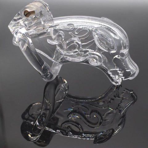 BDStyle Wolf Dog Silicone Chastity Device Premium Comfort Control - Male Chastity