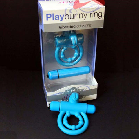 Xa Xa Xoom Xaxaxoom PlayBunny Ring Vibrating Cock Ring with Clitoral Ears - Cock Rings