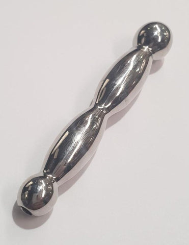 Hells Couture Yandex Penis Plug Undulating Cum Thru Ribbed Steel Design - Penis Plugs