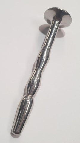 Hells Couture Yoku Cock Plug with Jeweled Base and Steel Construction - Penis Plugs