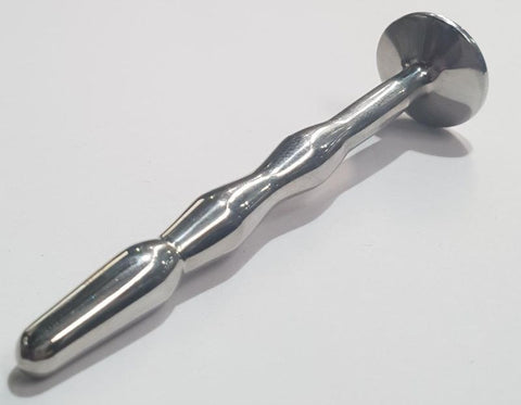 Hells Couture Yoku Cock Plug with Jeweled Base and Steel Construction - Penis Plugs