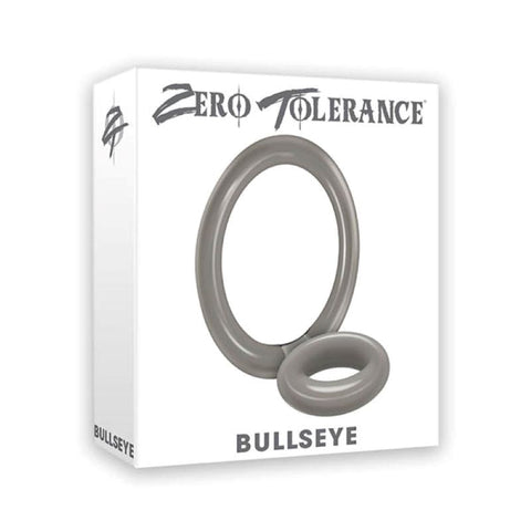Zero Tolerance Bullseye Stretchy Cock and Ball Ring Double Loop Design - Stretchy Cock Rings