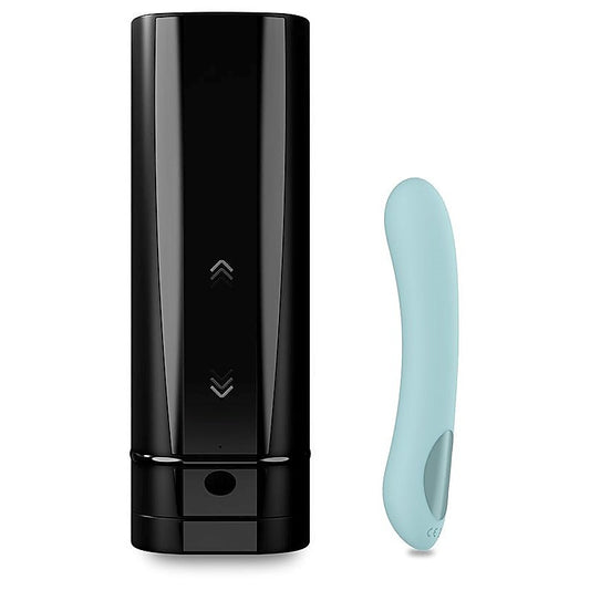 Onyx And Pearl2 Couples Sex Toy Set Turquoise by Kiiroo - Sex Toys For Couples