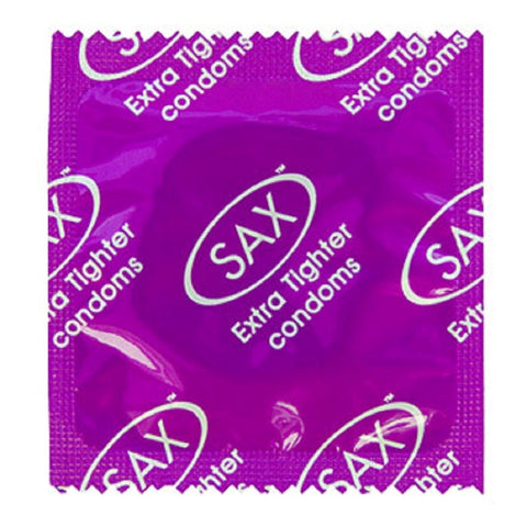 Sax 12 Extra Tighter Fit Condoms Enhanced Sensation and Security - Condoms