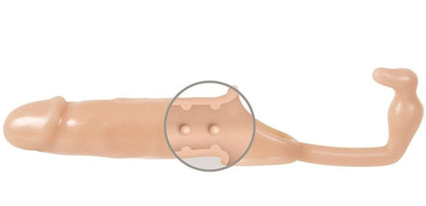 Adam & Eve Sextoys Titans Delight Penis Extension with Prostate Probe - Pumps, Extenders and Sleeves