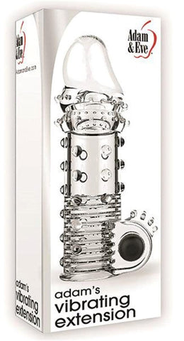 Adam's Pleasure-Enhancing Vibrating Penis Extender - Pumps, Extenders and Sleeves