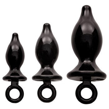 Adam & Eve Anal Training Kit with Three Progressive Butt Plug Sizes - Prostate Toys