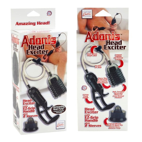 California Exotics Adonis Head Exciter Penis Pump Sleeve - Pumps, Extenders and Sleeves