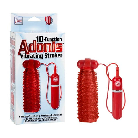California Exotics Adonis 10 Function Vibrating Stroker - Masturbators and Strokers
