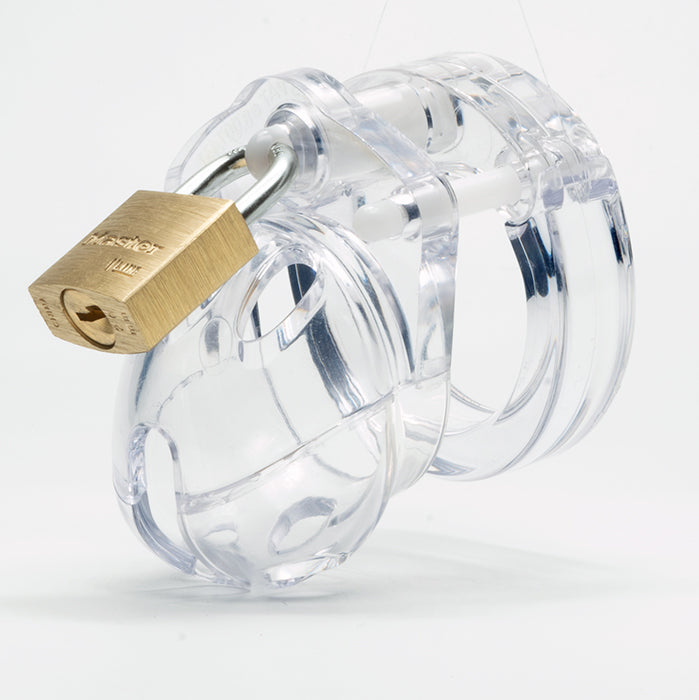 CB Mini Me Clear - Male Chastity Cock Cage Kit - - Male Chastity