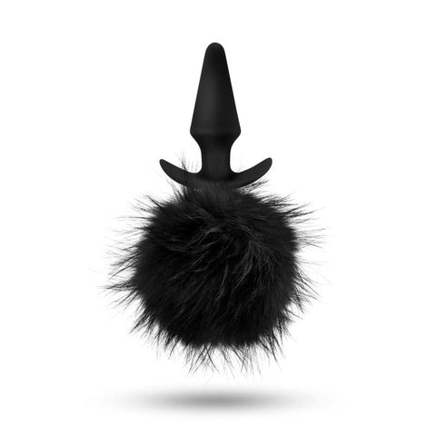 Anal Adventures Platinum Rabbit Tail Plug - Tapered Bliss - Butt Plugs