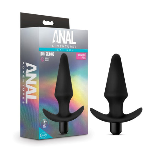 Platinum Pleasure - Vibrating Anal Plug for Unforgettable Experiences - Butt Plugs
