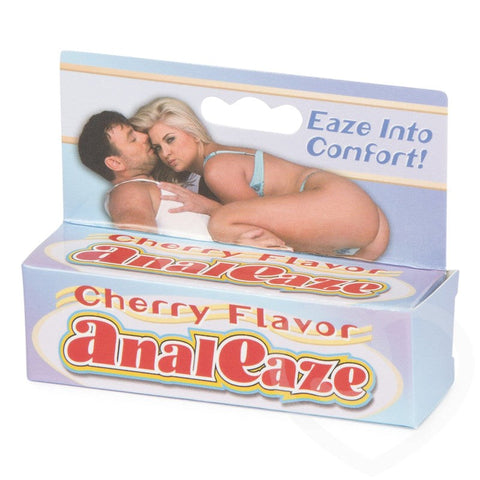 Pipedream Anal Eaze Cherry Flavour Numbing Lubricant for Comfortable Anal Play - Water Based Lubes