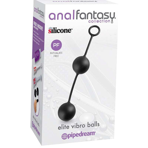 Anal Fantasy Collection Elite Vibro Anal Balls - Butt Plugs