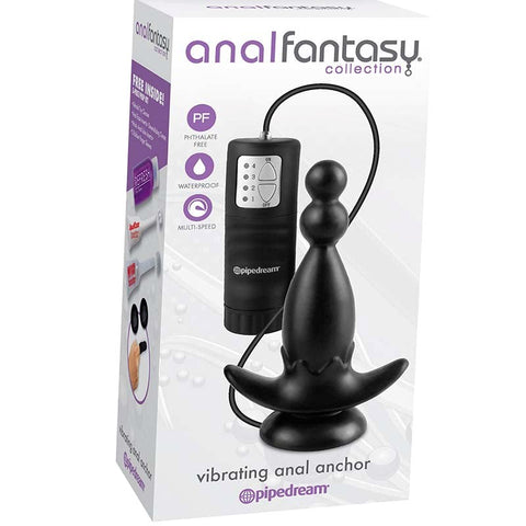Anal Fantasy Collection Vibrating Anal Anchor Plug - Prostate Toys