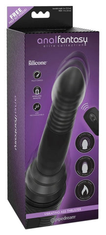 Anal Fantasy Elite Vibrating Ass Thruster Butt Plug - Butt Plugs