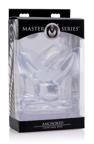 Anchored Clear Anal Plug - Butt Plugs