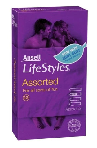 Ansell Assorted Condoms Essential Cock Gear Mixed Variety Pack - Condoms