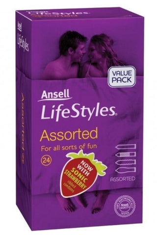 Ansell Assorted Condoms Essential Cock Gear Mixed Variety Pack - Condoms