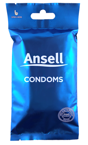Ansell Lifestyle Ribbed Condoms 12 Pack Enhanced Texture and Protection - Condoms