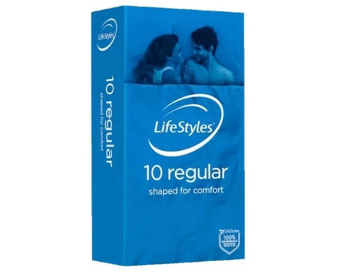 Ansell Lifestyles Regular Condoms Natural Latex Protection - Condoms